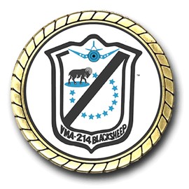 Military Productions VMFA-214 Black Sheep US Marine Corps Challenge Coin