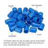 MECCANIXITY 100pcs Rubber End Caps Cover 5/8 inch Vinyl Screw