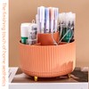 TOMVAES Large Capacity Makeup Brush Holder,360° Rotating Makeup Organizer,5 Slot