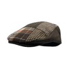 DAIDEM Multi Pattern Patchwork Wool Blend Gatsby Newsboy Ivy Hat