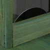Relaxdays Squirrel Feeder, Wooden Feeding House - Weatherproof Metal Roof