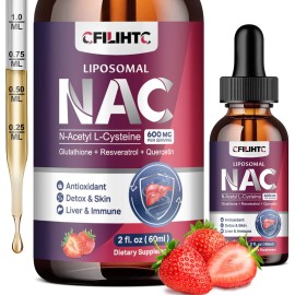 Suplemento líquido liposomal NAC N-acetil cisteína gotas N acetil cisteína 600...