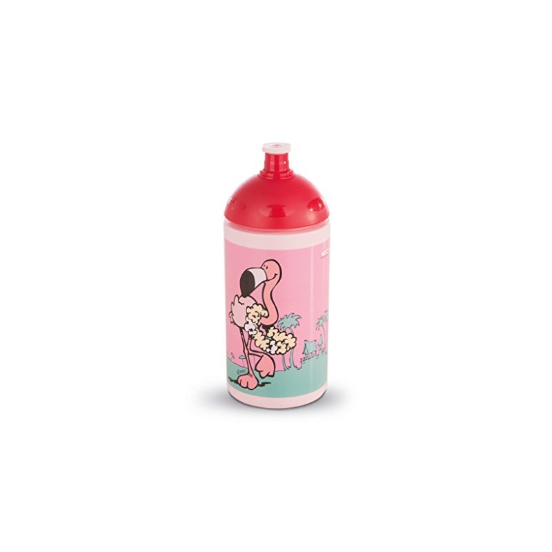 Nici 41879 19.5 cm Flamingo Party Summer Drinking Bottle 0.4