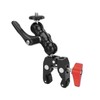 SZRIG Multi-Functional Ballhead Clamp Magic Arm Adapter with Bottom Clamp
