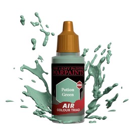 The Army Painter Warpaints Air Potion Green - Non-Toxic Water Based Airbrush paint – acrylic paint and primer for Tabletop Roleplaying, Boardgames, and Wargames Miniature Model Painting