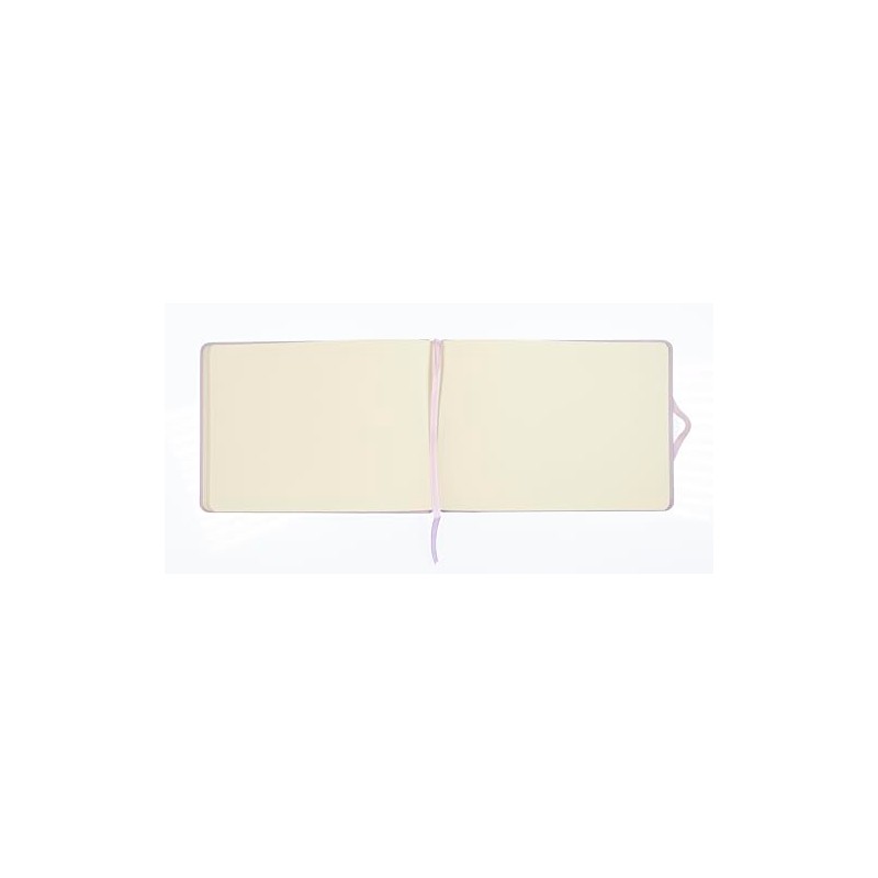 Kangaro Art Sketch Book A5 Landscape Purple PU Hard Cover