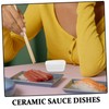 Alipis Pcs Mini Ceramic Sauce Dishes Versatile Bowl Set for