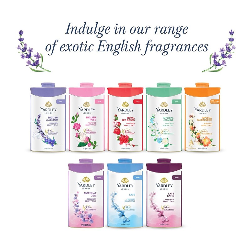 Yardley English Lavender Perfumed Talc | 250g (8.81 Ounce) |