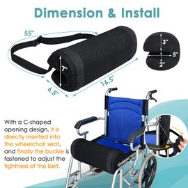 Wheelchair Seatbelt for Adults Medical Restraints for Elderly Dementia Patients Seniors Wheel Chair Lap Cushions to Prevent Forward Sliding Harness Safety Straps Leg Support Wheelchair Accessories