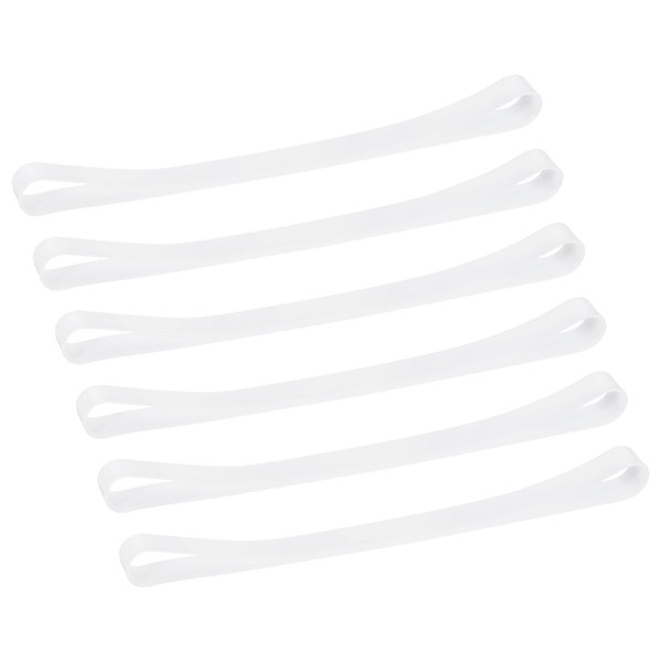 uxcell Towel Bands 6 Pack, Rubber Towel Clips for Storage