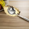 Gold Spoon Rest for Kitchen Counter, Stainless Steel Leaf Spoon