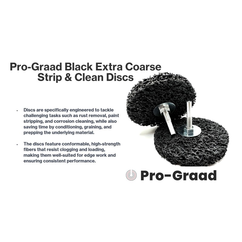 Pro-Graad 2 Pack Paint Stripping Disc Drill Attachment | 4"