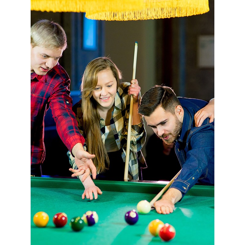 Gejoy 24 Pcs Slip on Pool Cue Tips Pool Stick