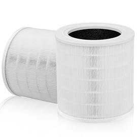 A2001 HEPA Air Purifier Replacement Filter, 3-in-1 H13 True HEPA Activated Carbon Filter,Compatible with Airromi A2001 Air Purifier，High Efficiency 0.3 Micron Particle Removal, 2-Pack