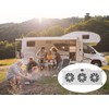 Makevivi 12V RV Refrigerator Fan, RV Fridge Fan for Efficient