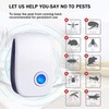 Upgraded Pest Control Repeller 6 Packs, Electronic Pest Repellent, Insect