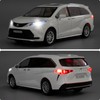 BDTCTK 1:24 Sienna Car Model, Pull Back Diecast Toy Car