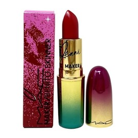 MAC Cosmetics Limited Edition Collection Make/Benito Skinner Amplified Creme Lipstick - @BennyDrama7 (Bright Yellow Red) - 0.1 oz / 3 g