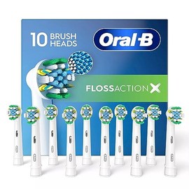 Oral-B FlossAction Electric Toothbrush Replacement Brush Heads (10 Count)