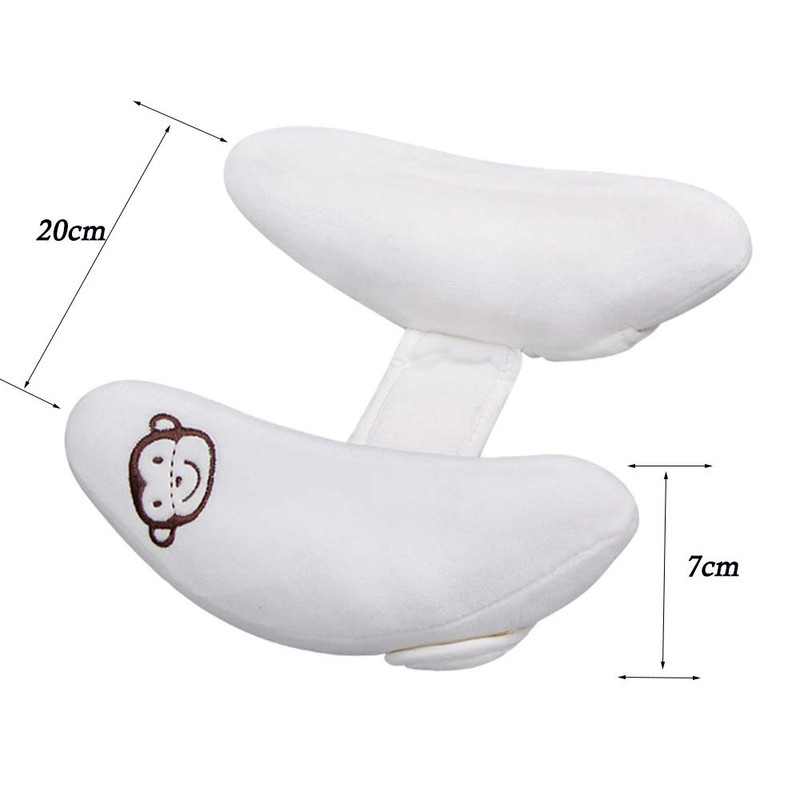 Inchant Adjustable Baby Soft Head Neck Support Banana Shape headrest,