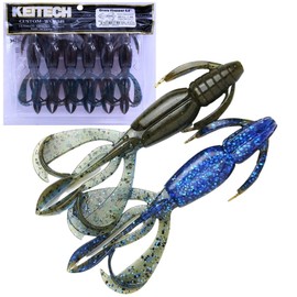 Keitech Crazy Flapper 4.4" Gold Flash Craw