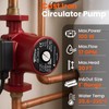 Trupow 1" Flange Connection 115V Hot Water 3-Speed Circulation Pump