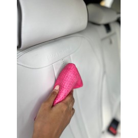 Premium Super Absorbent Chamois Towel - 26"x17" Scratch-Free Car Drying Colour (Pink)