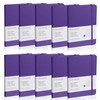 EMOMAS Lined Journal Notebook, 10Pack(Purple), 160 Pages, Medium 5.7 inches