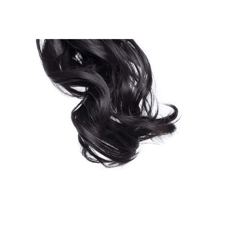 18 Inch Hairpieces Ponytail Hair Clip On Extensions Long Curly