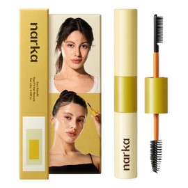 NARKA Hype Fit Hair Mascara – Flyaway Slick Stick & Taming wand with Dual-Brush Design for Precision Styling, Lightweight Non-Greasy Natural Hold, Easy-Wash Formula