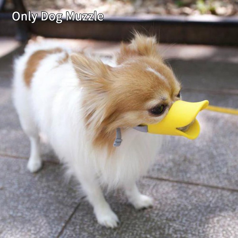 Anti Bite Duck Mouth Shape Dog Mouth Covers,Soft Duck Silicone