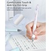 Erasable Pens, 6 Pack Fine Point 0.5mm Black Erasable Gel