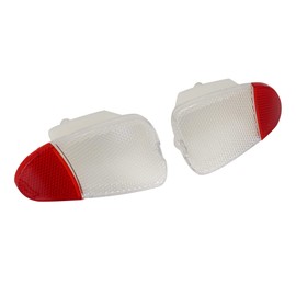 1Pair Puddle Lights Interior Door Panel Courtesy Light Lens Cover Warning Light Lamp Housing Cover for Ford F-150 1997-2003 F-250 Lobo 1997-1999 Clear White F65Z13B724AA F65Z13B725AA