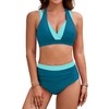 BMJL Women's High Waisted Bikini Sets Tummy Control Swimsuits Two
