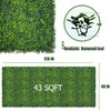 DOPGIB Artificial Ivy Privacy Fence Screen,128"x 48" (43 SQFT) UV-Anti