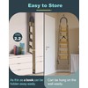 COROCO 6 Step Ladder, Folding Step Stool with Anti-Slip Wide