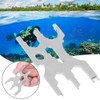 Stainless Steel Underwater Multifunction Tool Diving Regulator Kit Credit Card