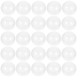 SEWACC Eater Ornaments Balls Vending Machine Toy 100pcs Small Round Capsules Clear Containers for Toy Vending Gumball Machines Surprise for Kids Party Favor Prize Kids Claw Machine Toy