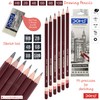 ZOFAX SKETCHING PENCILS, Grade HB 2B 4B 6B 8B 10B,