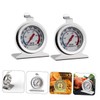 Mikinona 2 Stainless Steel Oven Thermometers Large Easy-to-Read Display for