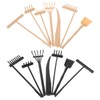 Abaodam 3sets Garden Kit Zen Garden Accessories Mini Rakes for