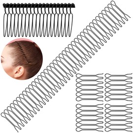 ANCIRS 6 Pack Hair Finishing Fixer Comb, U Shape Hair Accessories for Women & Girls Hairstyle