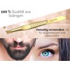 Solingen Hair Plucking Tweezers Slanted Stainless Steel Made in Germany