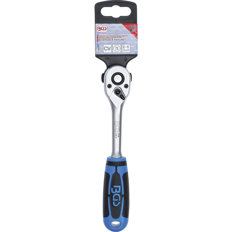 BGS 616 Reversible Ratchet 10 mm (3/8 Inch) Ergonomic Non-Slip