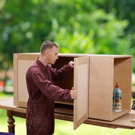 Akfix 360FC Fast Drying Wood Glue (12x15.4 fl.oz)- High-Performance D4 Polyurethane Adhesive, Waterproof Marine Glue, Strong Adhesive for All Wood Types, Metal, Concrete, Ceramic | 15.4 fl.oz. 12 Pack