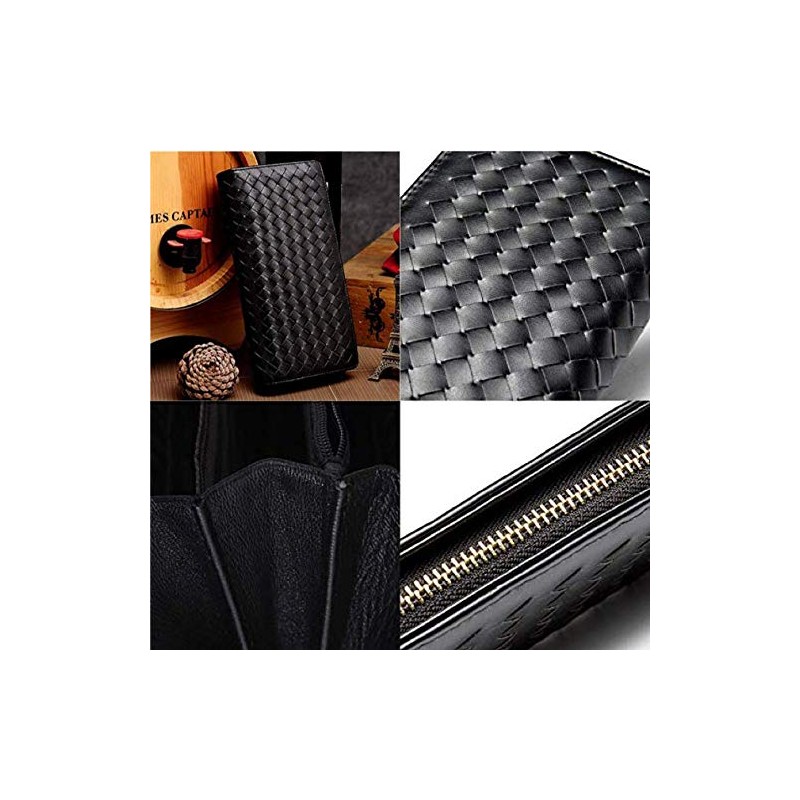 One Horse Long Wallet, Leather, Large Capacity, Storage Capacity, Round