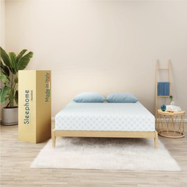 Sleephome 8” Queen Mattress – Cooling Gel Memory Foam, Medium Firm Support, Breathable & Pressure-Relieving, Mattress in a Box