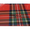 Mikasa Bone China TARTAN RED Plaid Christmas Salad Plates 9"