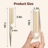 Teasing Brush for Fine Hair, Boar Bristle Styling Brush with