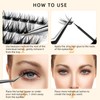 QUEWEL QUEWEL Lash Clusters 240Pcs Individual Lashes 30D 0.07C Curl